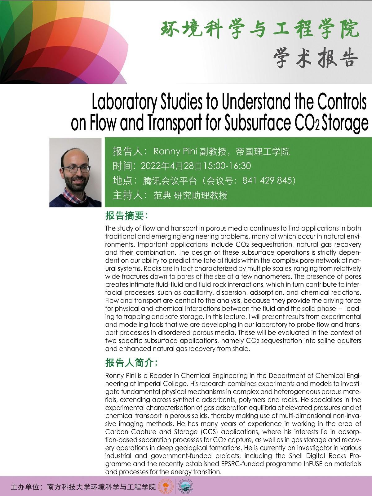 Laboratory Studies to Understand the Controls on Flow and Transport for Subsurface CO2 Storages.jpg